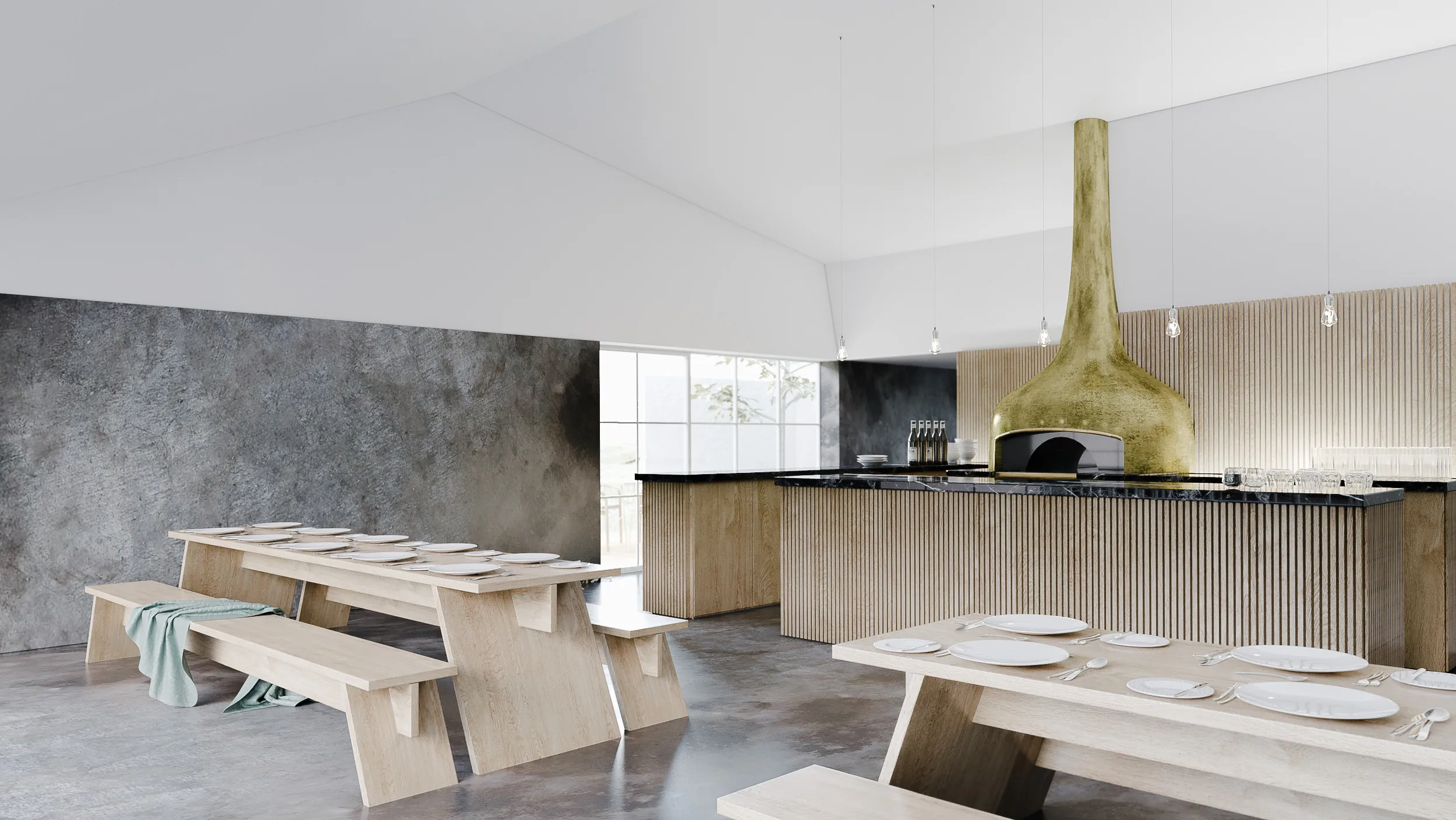 Projeto de arquitetura e interiores para habitação